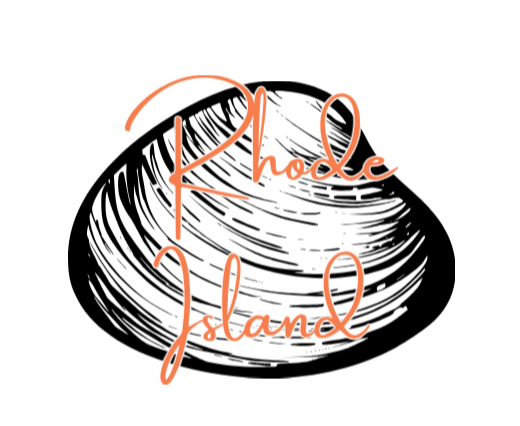 Rhode Island Quahog, littleneck, clam vinyl sticker
